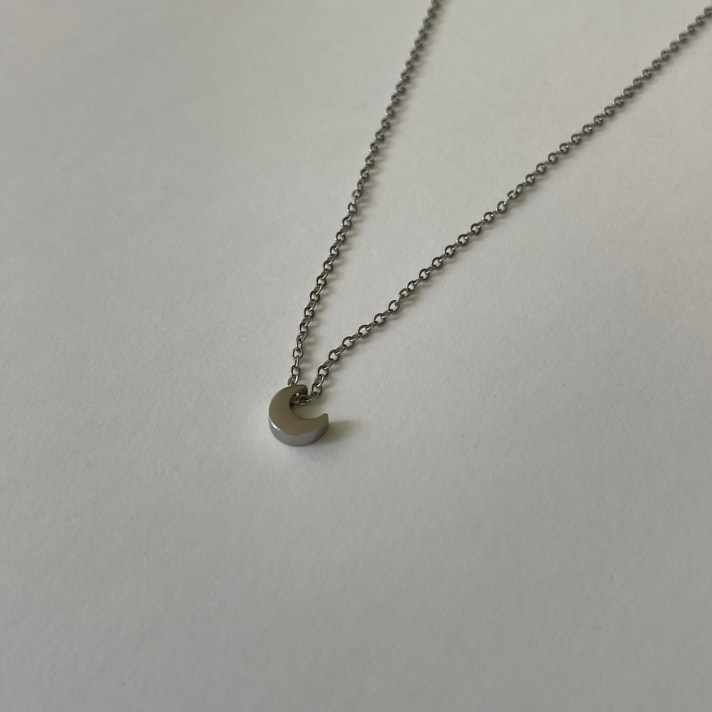 Mini Cloud or Moon Necklace