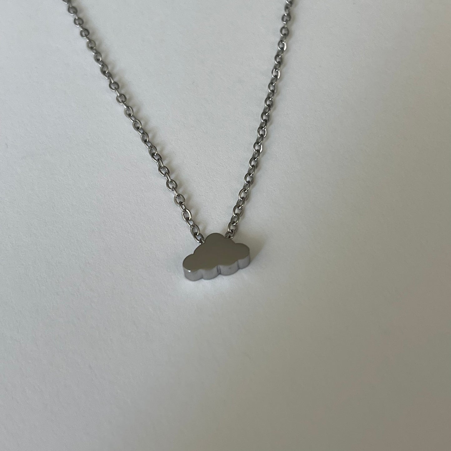 Mini Cloud or Moon Necklace