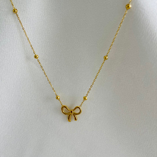 Sweet Bow Necklace