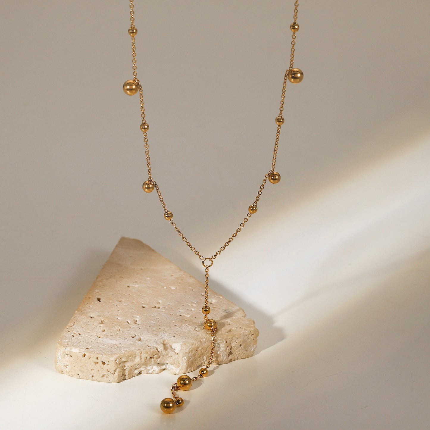 Gold Plated Dots Necklace