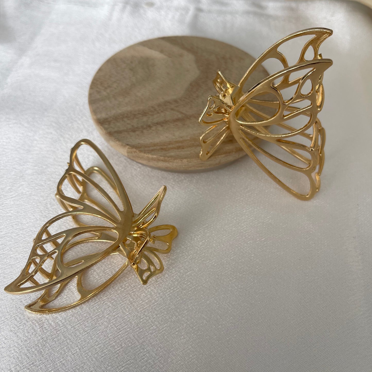 Gold Butterfly Hair Clip Accessorie