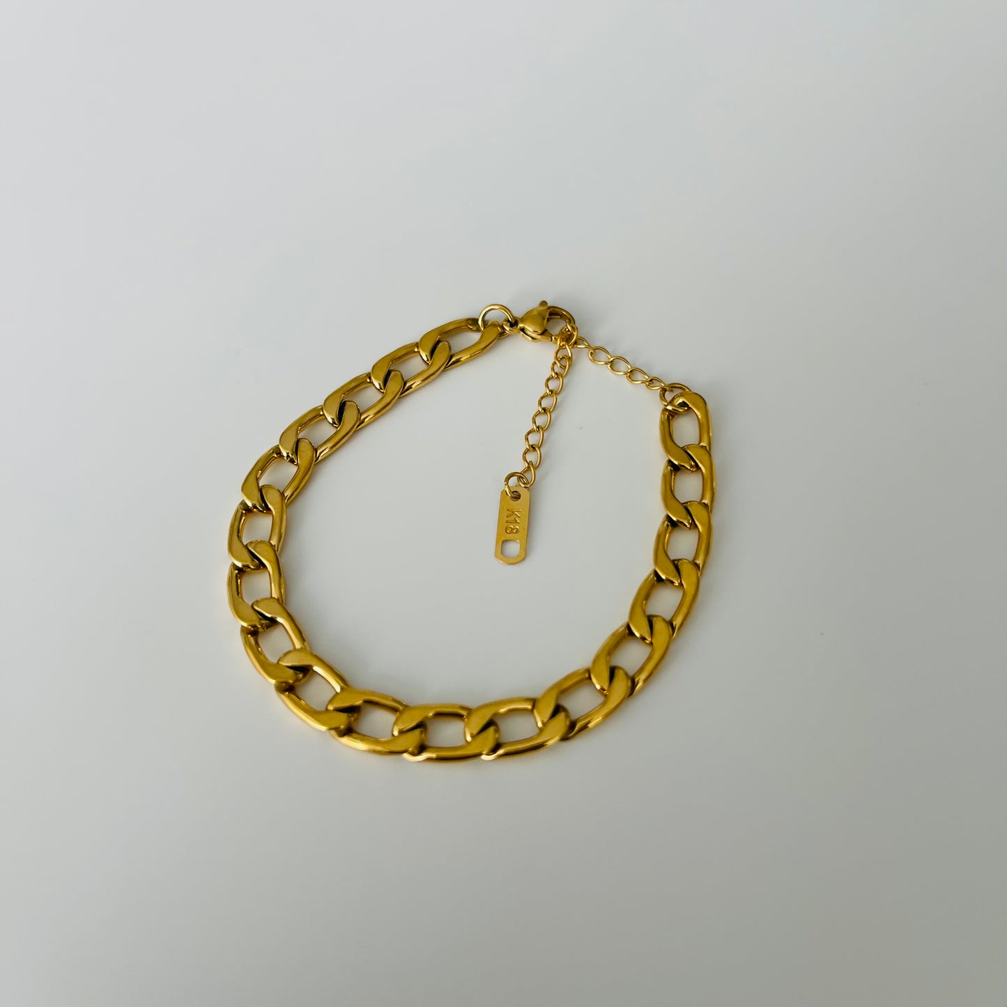 Gold Plated 18K Cuban Bracelet