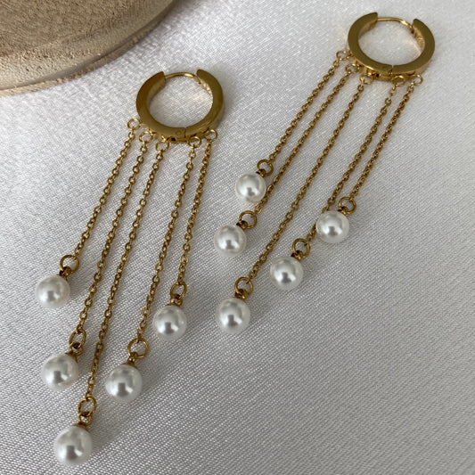 Maxi Pearls Earrings