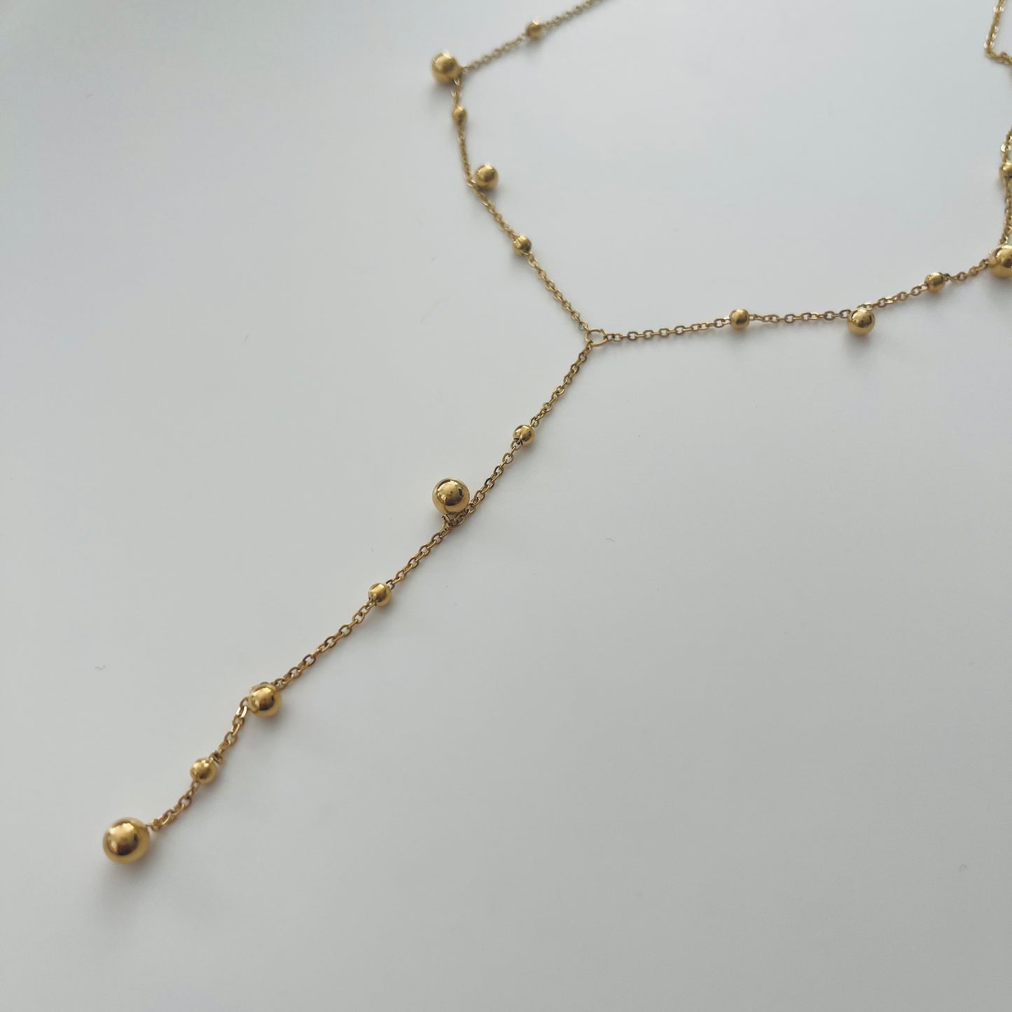 Gold Plated Dots Necklace