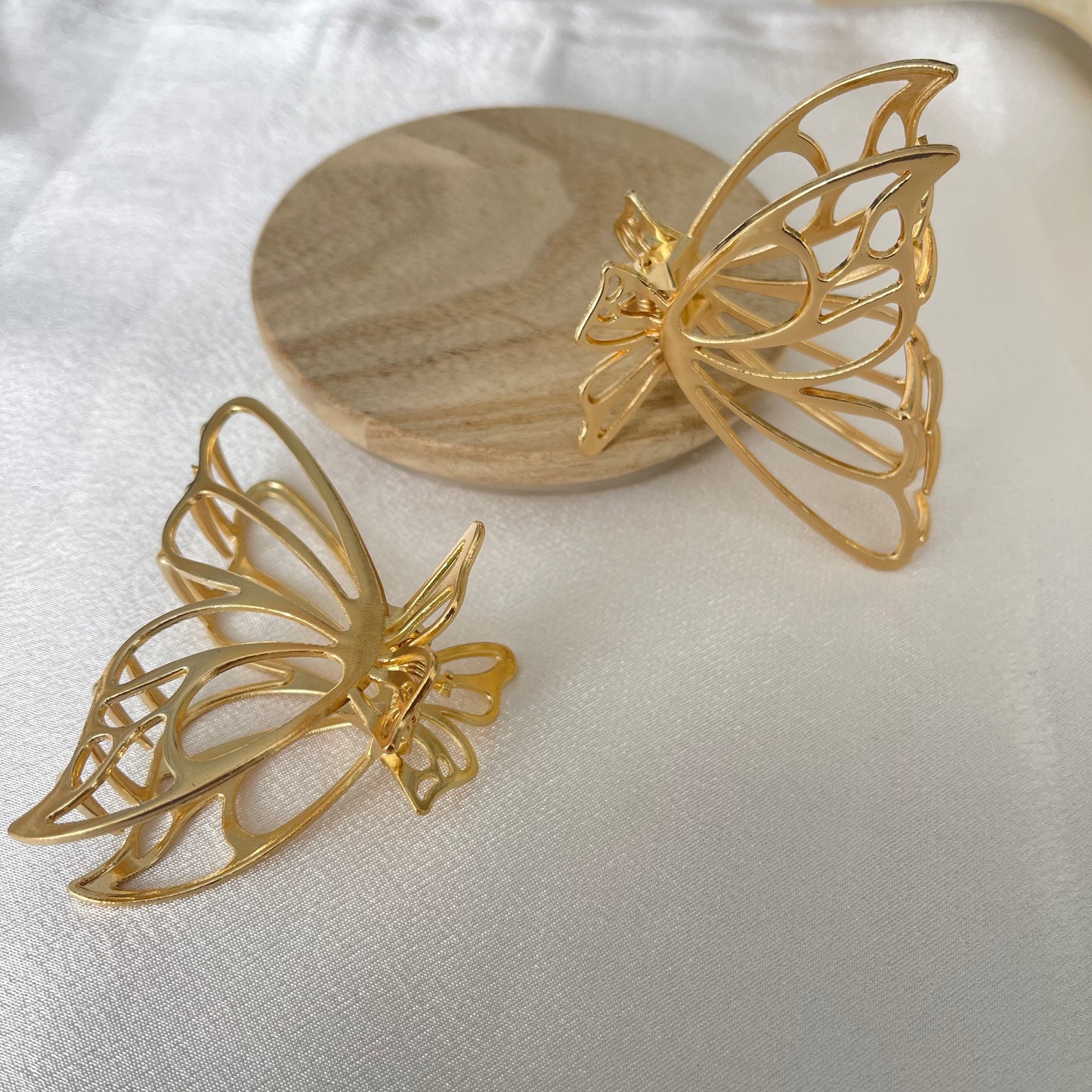 Gold Butterfly Hair Clip Accessorie